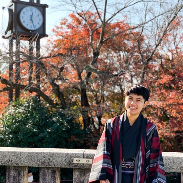 รีวิวใส่ชุดกิโมโน เที่ยวเมืองเกียวโต 🍁⛩️