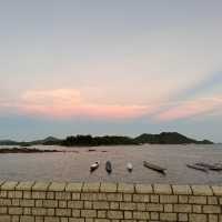 西貢望住晚霞食海鮮