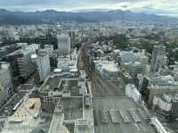 北海道・札幌。JRタワー38階から街を見渡す『JRタワー展望室タワー・スリーエイト』 