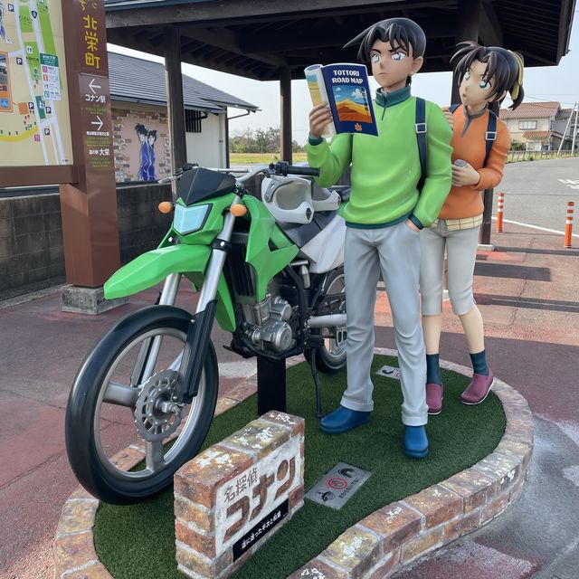 【鳥県/コナン駅(由良駅)コナンに会える街】