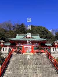 【足利】カラフルな七色の鳥居がある足利織姫神社