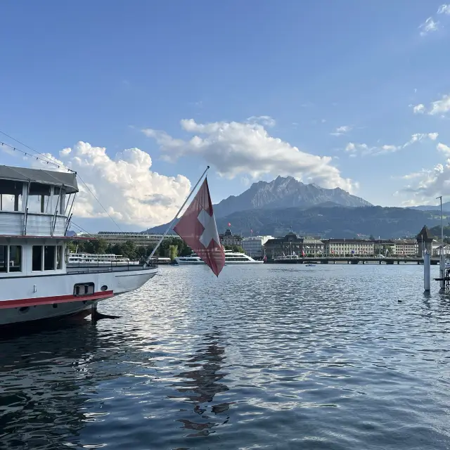 Lake in the central of Switzerland