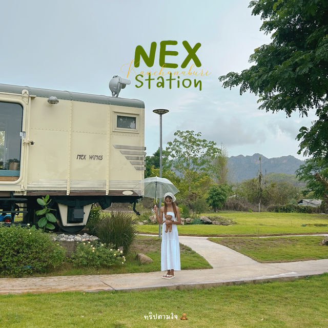 หน้าฝนไปนอนโบกี้รถไฟที่กาญจนบุรี 🚃🍃🌧️