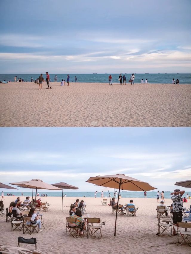 HAUS คาเฟ่ Vibes ดีริมหาดแสงจันทร์ 🍹🌞