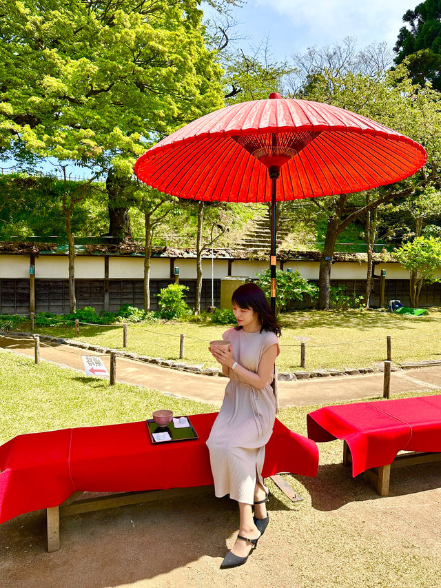 〜福島県〜お城の中で絶景お抹茶🍵茶室麒麟