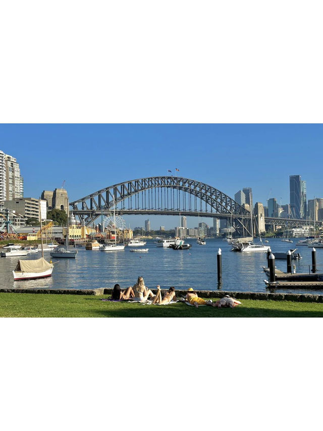 🇦🇺호주 시드니 하버브리지 포토존, 퀴바리 공원