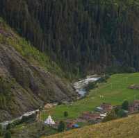 Ze Ba Village, Litang: A Breathtaking View from Above