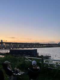 🇰🇷 最適合野餐的首爾漢江公園 🍘 日落美景 🌅