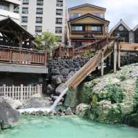 A town dedicated to onsen soaking 