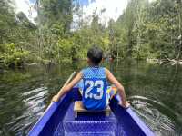 พายเรือ เล่นน้ำที่ป่าต้นน้ำบ้านราด จ.สุราษฎร์ธานี