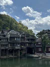 Fenghuan ancient town. I’d recommend going there during autumn or winter. 