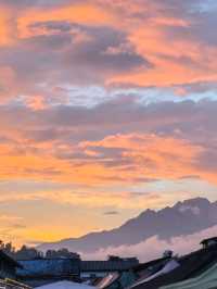 The Best Sunset in Lijiang 