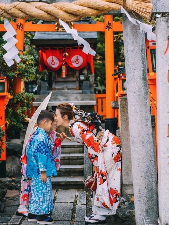 嚟到京都，入鄉隨俗試試穿和服
