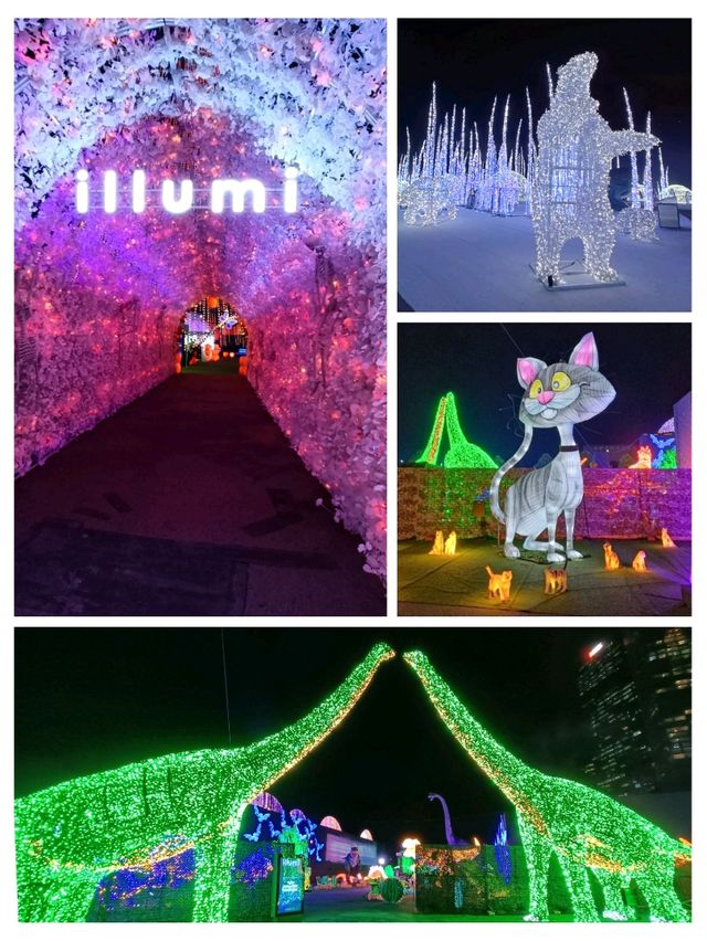 Night dazzle in Singapore 