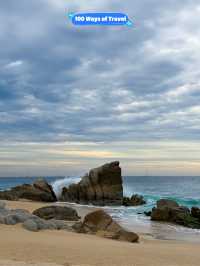 Stunning sunset beach In Los Cabos