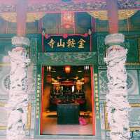 馬來西亞檳城喬治城姓李橋區域著名華人歷史古跡寺廟:金鞍山寺，祈福非常靈驗，適合祈福拍照📸打卡