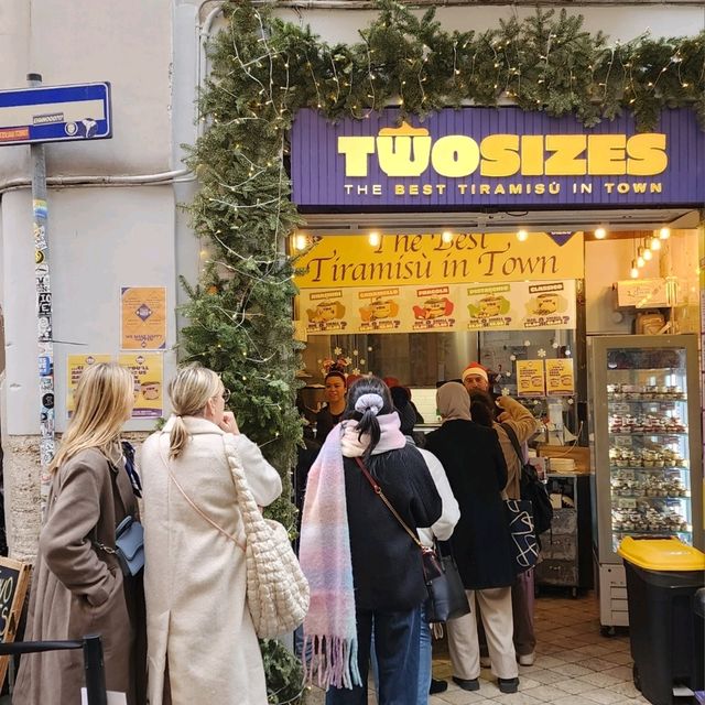 로마 최고의 티라미수 맛집을 찾는다면 'Two size' 강추입니다!
