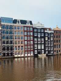 Quaint NARROW Dutch-style Houses in Amsterdam 😍