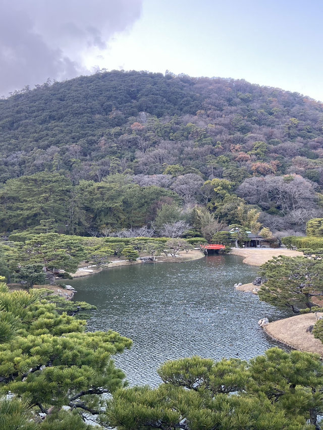 다카마쓰 여행 리쓰린공원 인상샷 가능 합니다.
