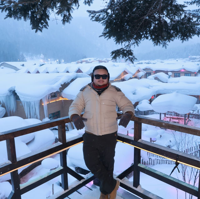Winter Trip to Magical Snow Town ❄️☃️⛄️🇨🇳