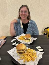  Biting into a Delicious Burger at Soemba Cafe & Resto, Waingapu 🍔