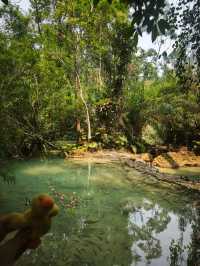 beautiful waterfalls in Laos
