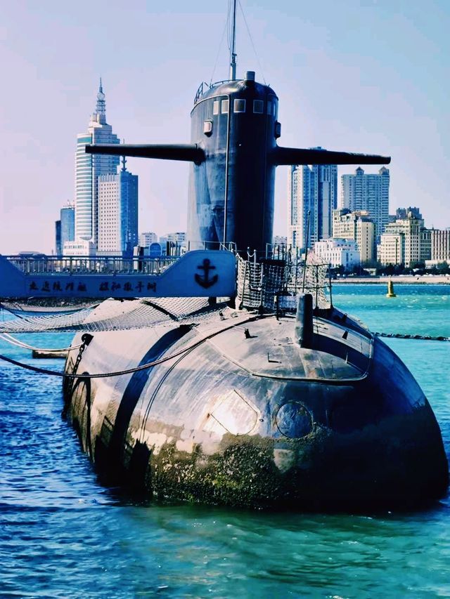 中國山東青島著名博物館景點：中國海軍博物館，適合打卡拍照📸