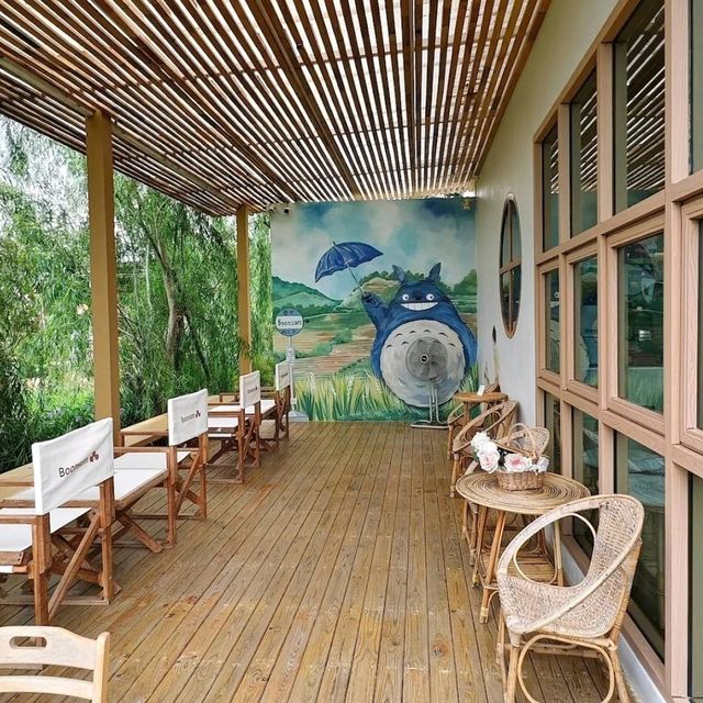 Boonsom คาเฟ่ คาเฟ่ลับกลางทุ่งนา