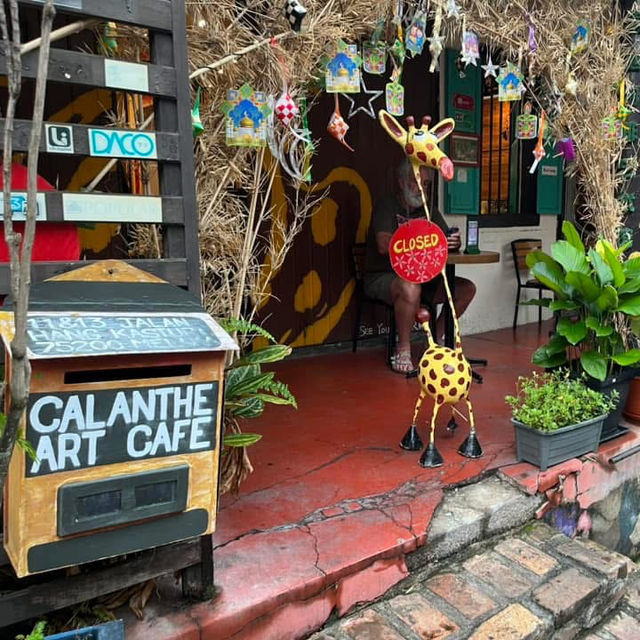 Calanthe Art Café – Coffee, Satay & a Laksa Debate