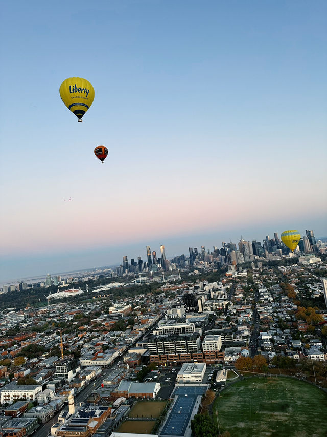 【墨爾本】🌅唯美日出🎈Global Ballooning墨爾本日出熱氣球體驗（連早餐）