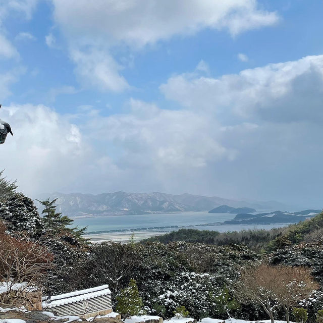 [전남 강진] 눈 덮인 백련사, 시간도 잠시 멈춘 듯한 고요함이었어요