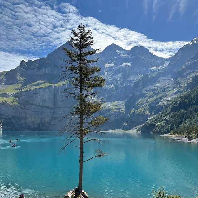 🏞️✨ Oeschinensee in Summer: Alpine Paradise for Hiking, Swimming & Adventure!