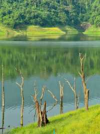 อ่างเก็บน้ำวังบอน พายเรือดูน้ำตก 💚💦