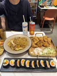 抵食二人餐 烤牛肉粉絲 紫菜包飯@SUN HARU