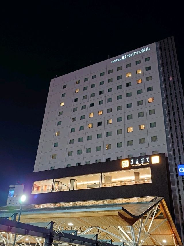 岡山住宿｜與JR岡山車站及百貨商場共構，生活機能超方便酒店—VIA INN岡山