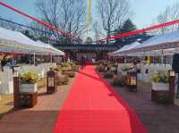 Visiting the King Sejong Memorial Hall with a wedding ceremony