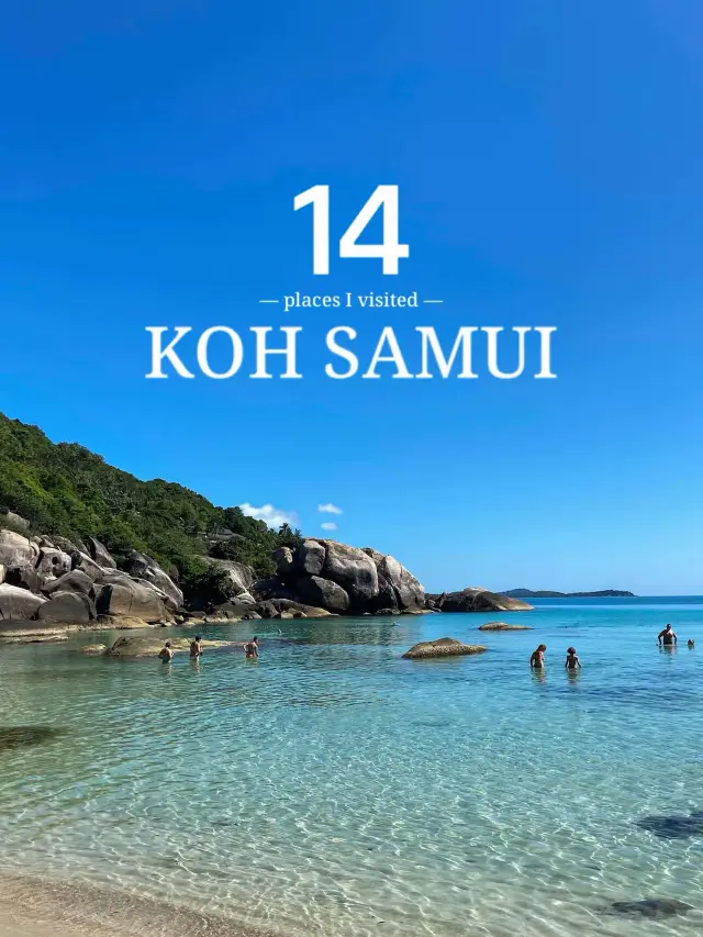 📍14 places I visited in Koh Samui