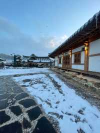 ❄️ 눈 내린 날의 감성, 남원 광한루 한옥스테이 🏡✨