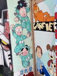 Taichung's Anime Delight: Painted Animation Lane