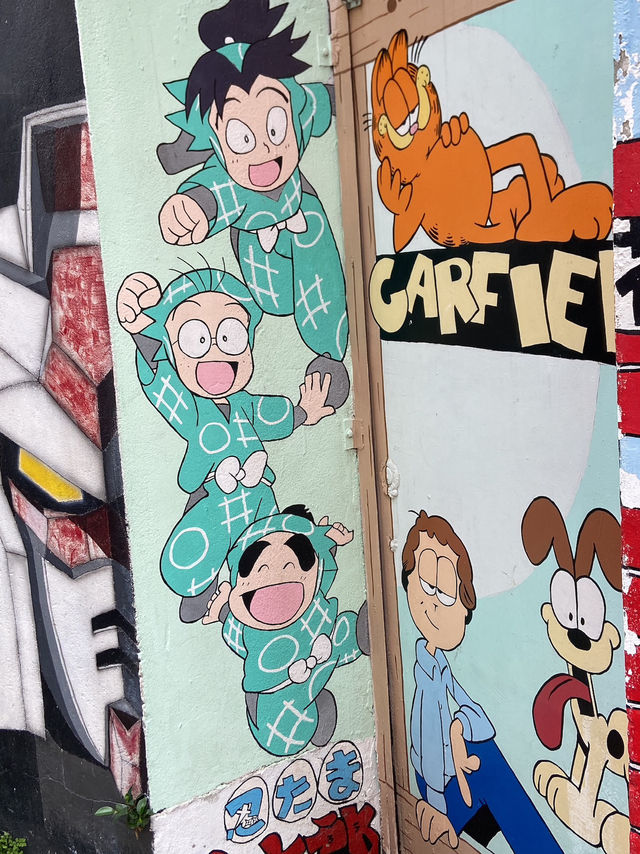 Taichung's Anime Delight: Painted Animation Lane