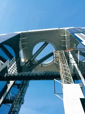 Плавающая обсерватория: вид на Осаку с высоты