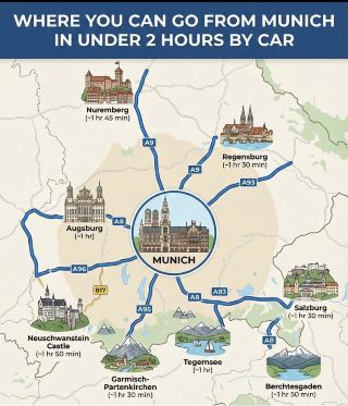 Beyond Munich: 8 Epic Road Trips Under 2 Hours 🚗💨