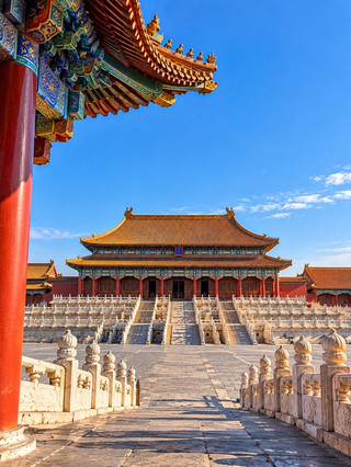 🇨🇳🏯 紫禁城 — 位於北京中心的皇家宮殿。