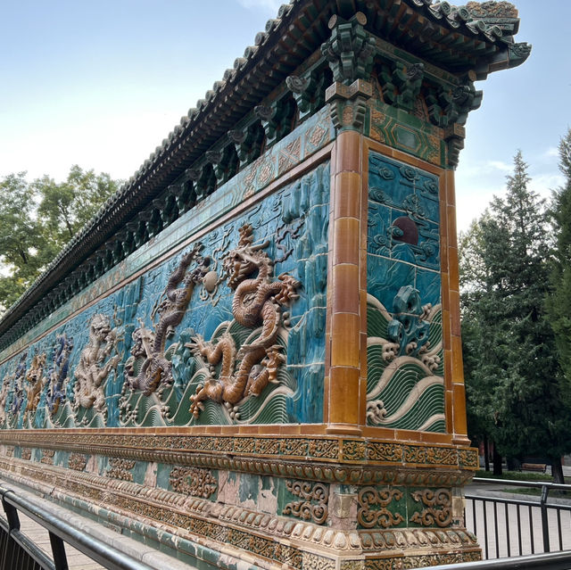 Stunning view of Beihai park in Beijing