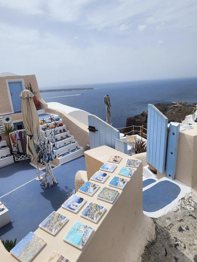 Group trip to Santorini 🇬🇷