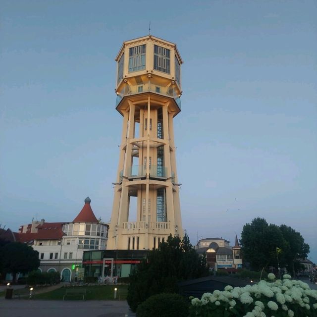 Beautiful Promenade in Siófok Day and Night