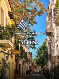 🏛️ 5 Must-See Attractions in Athens for First-Timers! 🇬🇷