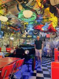 Fuel up on flavor and nostalgia at Makati’s most iconic diner 🇵🇭🍔⛽