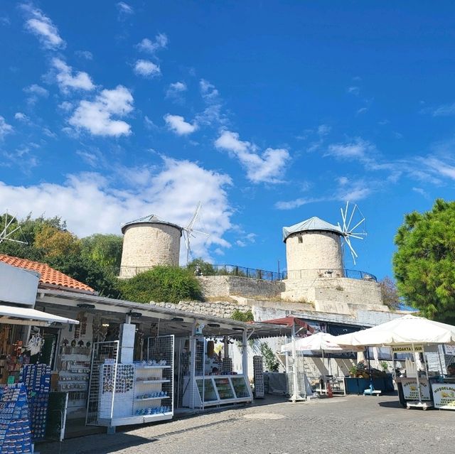 🔥 "Where the Wind Meets Magic – Alaçatı Windmills 🌬️💫" 🔥