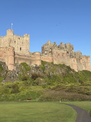 🏰✨ Bamburgh Castle: A Fairytale Castle by the Sea! 🌊
